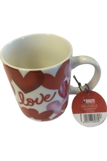 STOREMAX - Patterned Coffee Cup (Red) 1088605