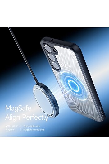 Bibilel Case for Samsung Galaxy S23 Plus, Dux Ducis Aimo MagSafe Series, Black