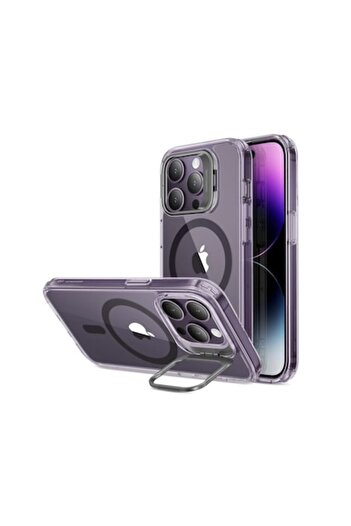 ESR Classic Kickstand HaloLock MagSafe Back Case for iPhone 14 Pro, Purple