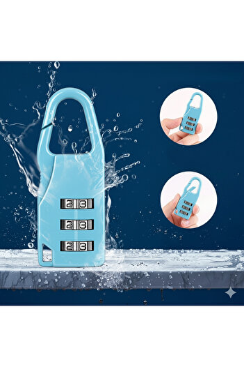 Boldy 22mm. Combination Suitcase Lock - Travel Suitcase Lock - Bag Lock - Padlock-Combination Travel Lock