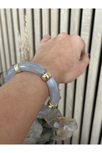lavanderopa Gray Elastic Bracelet