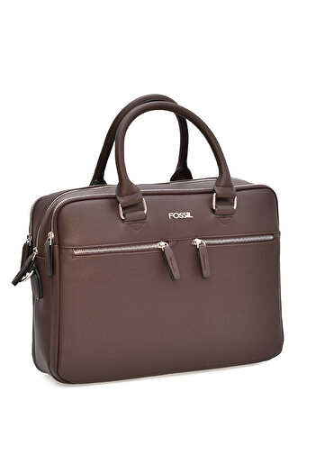 Fossil Unisex Vegan Leather Multi-Compartment Laptop Bag & Briefcase 65322