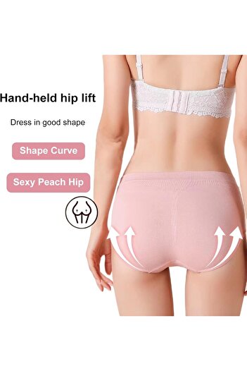 Notherss 4 Pack Women's Seamless Cotton Stretch Mid-Rise Full Briefs