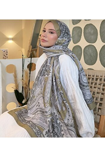 MODA Mineleşarp Retro Pattern Soft Scarf