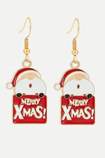 OEM Christmas Themed Earrings, Multicolor