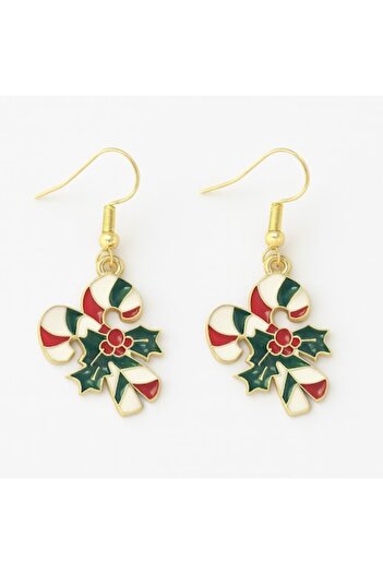 OEM Christmas Themed Earrings, Multicolor