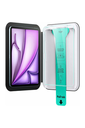 ESR Pack 2x iPad Pro 13 (2024) Tempered Glass Screen Protector UltraFit Tray, transparent