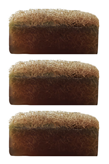 Dr.Dermalok Set of 3 Pumpkin Fiber Olive Oil Soap (Peeling Effect)