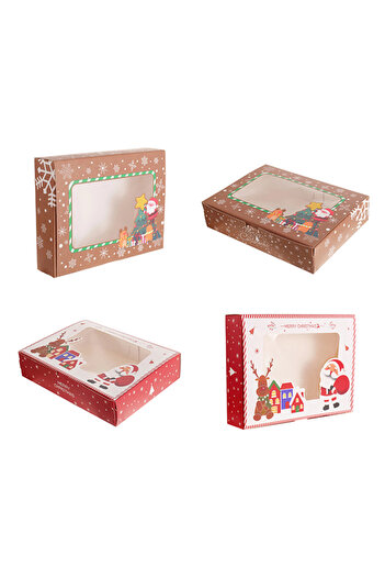OEM Set of 4 rectangular Christmas boxes