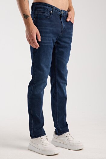 Store Men's Slim Fit/Regular Fit Jeans - Stretch (2% Elastane) and Cotton (98%)