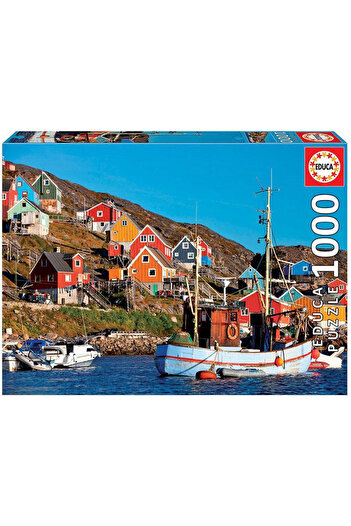 EDUCA Puzzle 1000 pieces Nordic Houses 17745