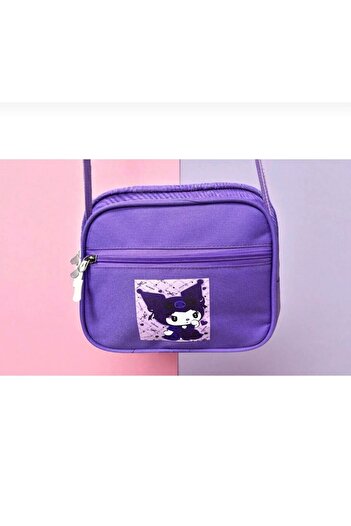 DEEFWEAR Kawaii Korean Style Plush and Nutrition Gifted and (Without Badge) School Backpack Purple
