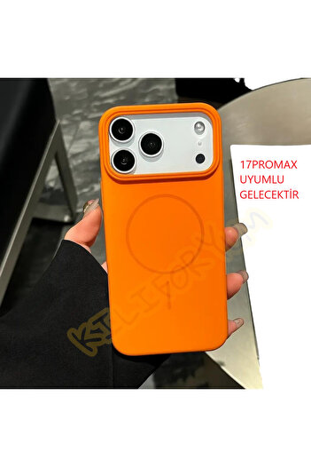 Kılıforyum Iphone 17 pro max case - magnetic, animated, stain-resistant, microfiber lined, magsafe compatible luxury case