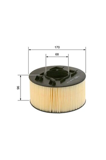 Bosch 1457433093 Air Filter 13717503141