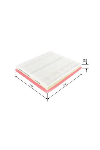 Bosch F026400596 Air Filter 2011999 2320832 Gk219601Aa
