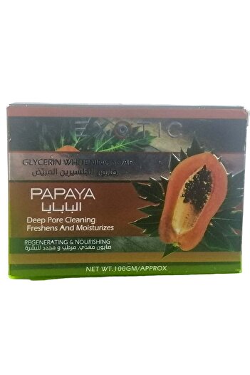 Exotic Glycerin Whitening Soap Papaya 100g
