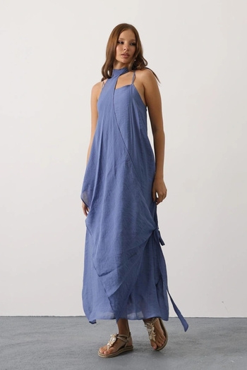 Silerra Aveline Bohemian Dress - Indigo