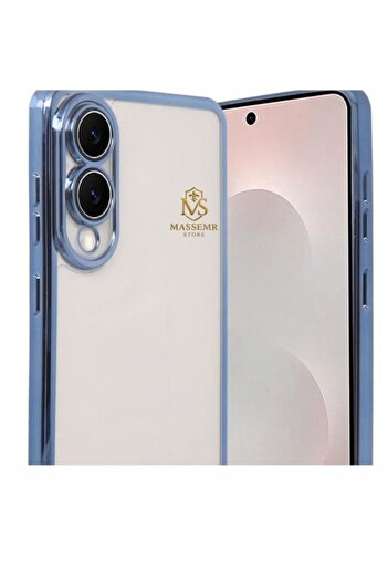 Massemr Samsung Galaxy S25 Ultra Compatible Lens Protected Transparent Silicone Premium Cover Shock-Absorbing Flexible Protection