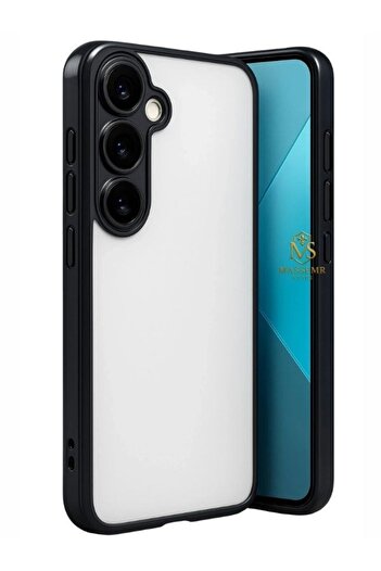 Massemr Samsung Galaxy A24 4g Compatible Lens Protected Transparent Silicone Premium Cover Shock Absorbing Flexible Protection