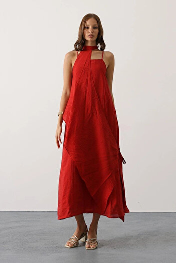 Silerra Aveline Bohemian Dress - Red