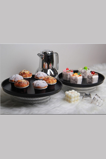 Generic Cake, sweets and fruit stand set 26/30 cm