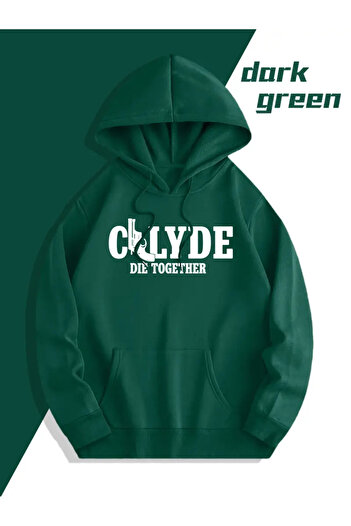 macklin Dear Couple Combination Bonnie and Clayde Printed Special Design Hooded Sweatshirt Set of 2
