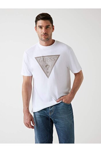 Guess Triangle Logo T-Shirt