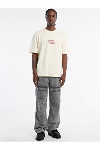 Guess Logo Patterned T-Shirt