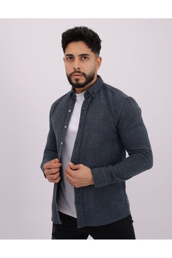 cliento Casual Combination Lumberjack Style Stylish Men's Shirt