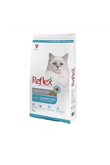 Reflex Reflex Dry Food for Sterilized Cats Salmon & Rice Flavor 15 kg