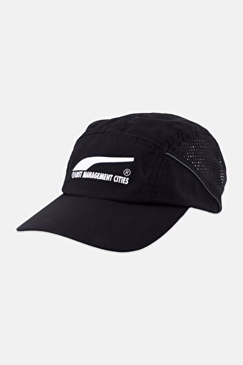 Puma x LMC Brand Logo Velcro Closure Cap, Black