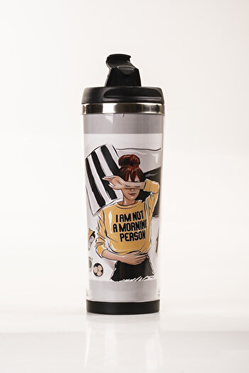 MUKKO HOME 360 ml Steel Thermos Mug – Designed by Coffee Lady, Steel Inner Chamber, Hot and Cold Beverage Cup