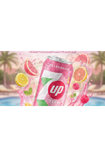 7 Up 7Up Pink Lemonade Zero 330ml