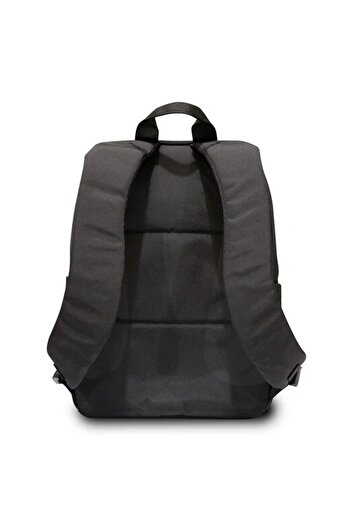 BMW Carbon & Leather Tricolor 15" Backpack – High-Quality Nylon & Synthetic Leather, Black