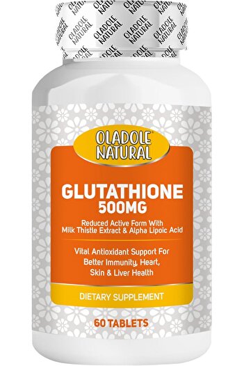 Oladole Natural Glutathione 500mg - 60 Tablets