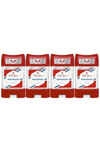Old Spice Set 4 x Antiperspirant Stick Gel 70ml Men Whitewater - All Day Fresh (48h protection)