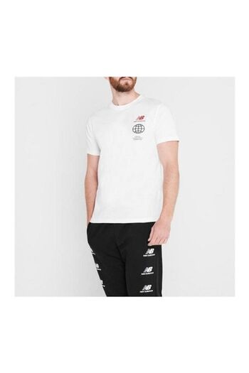 New Balance men's T-shirt, white, size S