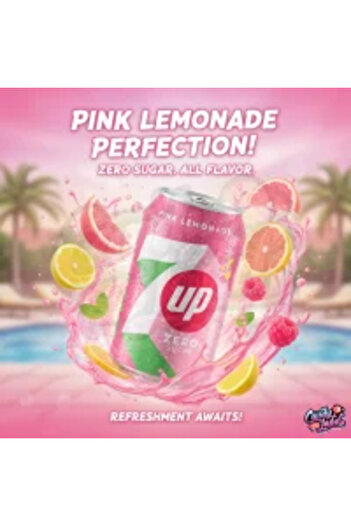 7 Up 7Up Pink Lemonade Zero 330ml
