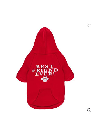 MSH Cotton Hoodie for Dogs and Cats – Best Friend Ever, Size M