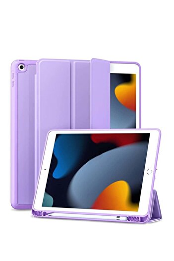 Generic SmartGrist TPU Case for iPad 9th/8th/7th Gen (10.2 inch) - Smart Folio with Apple Pencil Holder