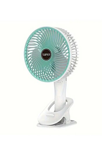 Generic Mini Cooling Fan USB Rechargeable Clip On Desk Portable Camping Stroller Fan