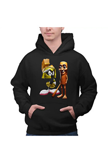 OEM Men's Hoodie Marvin the Martian Tung Sahur Italian Brain red
