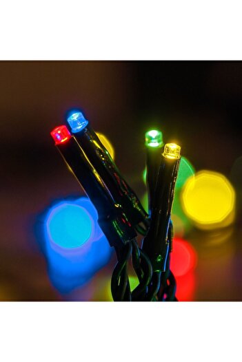 SHOPIENS LED Curtain Fairy Lights, 200 LEDs, Extendable, Multicolor, 3.9 m