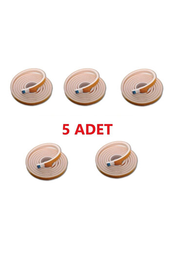 P Parla 5 Pieces 3 Meter Adhesive Door Tape Thermal Insulation Sponge (Lysine)