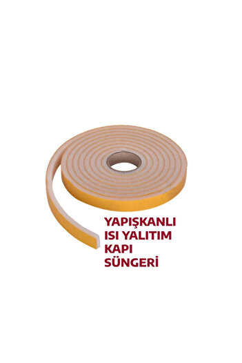 P Parla 5 Pieces 3 Meter Adhesive Door Tape Thermal Insulation Sponge (Lysine)