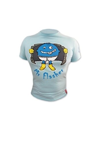 unbranded Tricou bărbătesc Nuts Mr.Flasher 100% bumbac, albastru, mărimea S