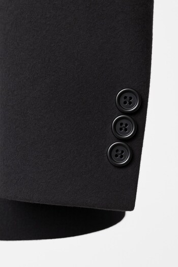 Plus Scorpion Erkek Uzun Kaşe Kaban – İtalyan Kesim Slim Fit Şık Model