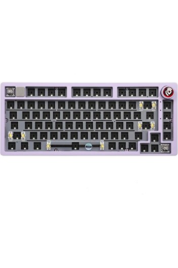 Epomaker x LEOBOG Hi75 Aluminum Alloy Wired Mechanical Keyboard Barebones Kit (Purple)