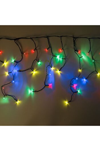SHOPIENS LED Curtain Fairy Lights, 200 LEDs, Extendable, Multicolor, 3.9 m