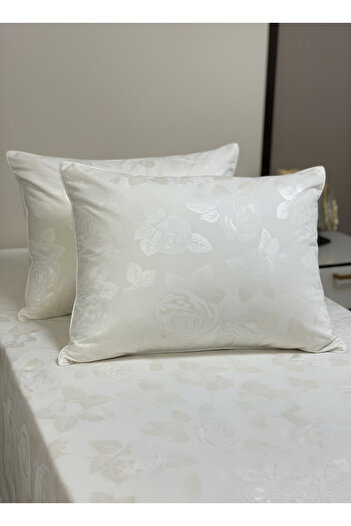 Boema Home Deco Set of 2 goose down and feather pillows, medium support, hotel comfort, 1200 gr, 50x70 cm